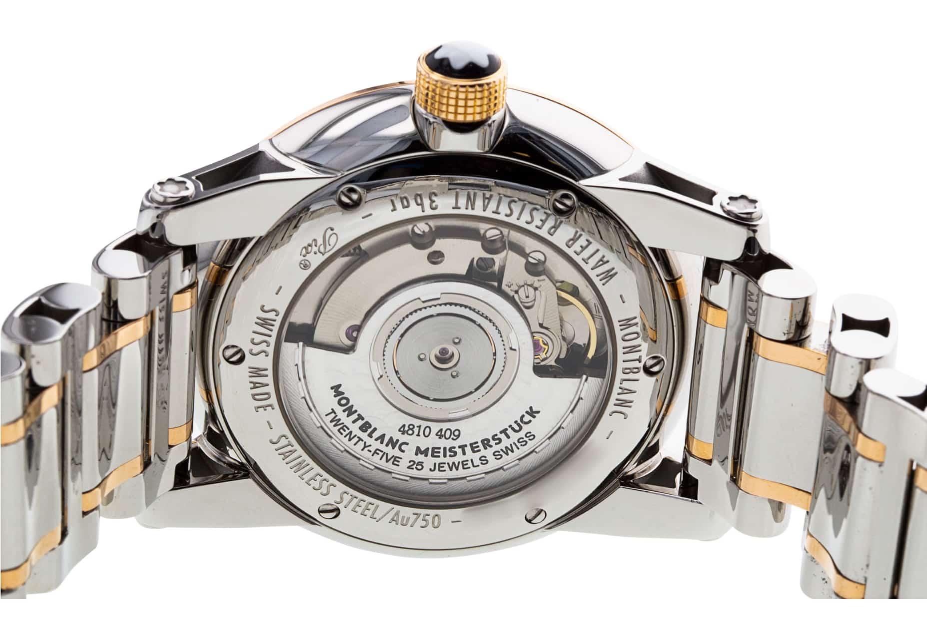 Montblanc TimeWalker Grey Arabic Dial Bracelet Strap